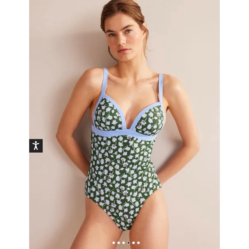 Boden Triangle Panelled Swim Suit